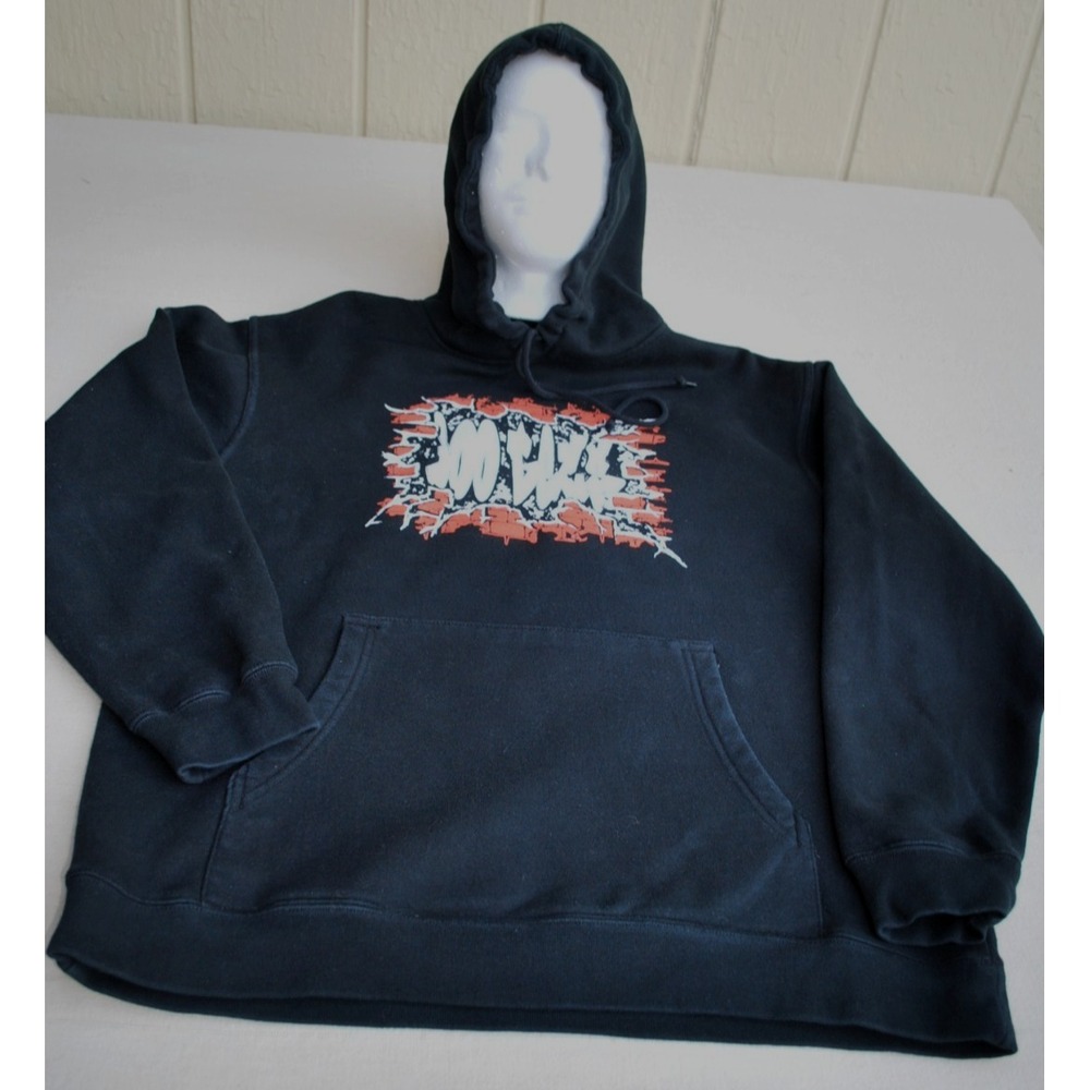 100 Gecs Hoodie 10,000 Gecs Tour Sweatshirt LARGE-Used-Great Shape Size Large - Picture 3 of 16